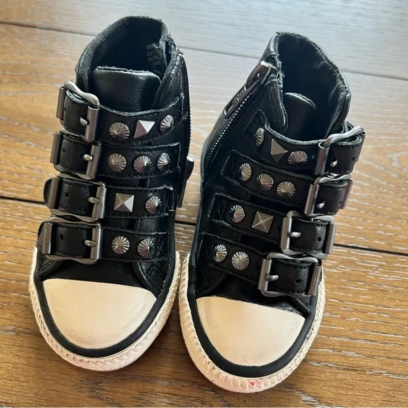 Ash Shoes Ash Viper Studded Leather Hightop Sneakers For Baby Poshmark